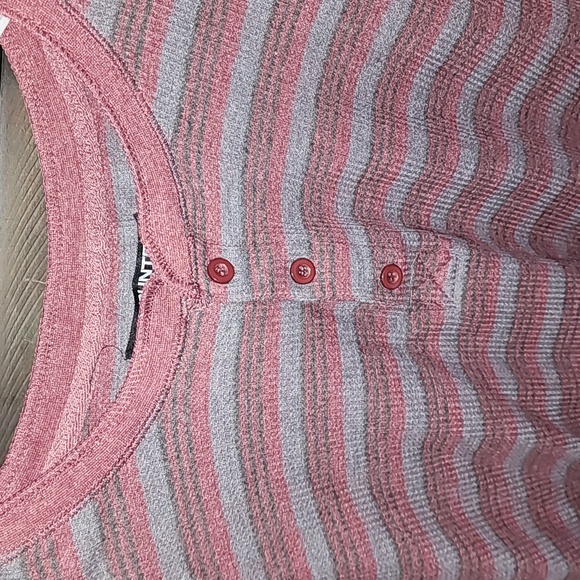 Men's striped long-sleeved shirt by Counter Intelligence, large. - Picture 2 of 2